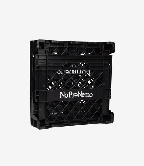 No Problemo Vinyl Crate Black