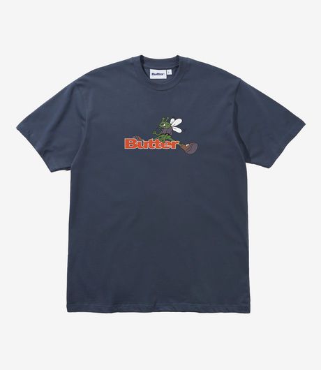 Butter Goods Skeeter Logo Tee Steel Blue