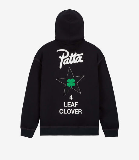 Converse x Patta Four-Leaf Clover Utility Fleece Hoodie Black