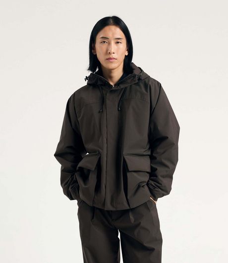 Norse Projects Herluf Alpinix Smart Merino Jacket Seal Brown