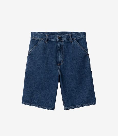 Carhartt WIP Single Knee Short Smith Denim Blue Stone Washed