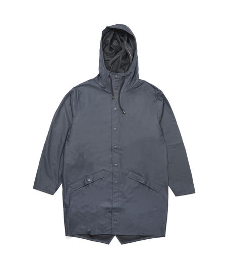 Rains Long Jacket Blue