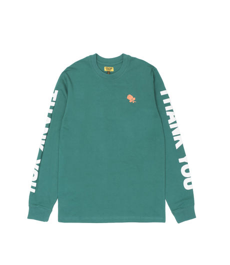 Chinatown Market Thank You LS T-Shirt Spruce