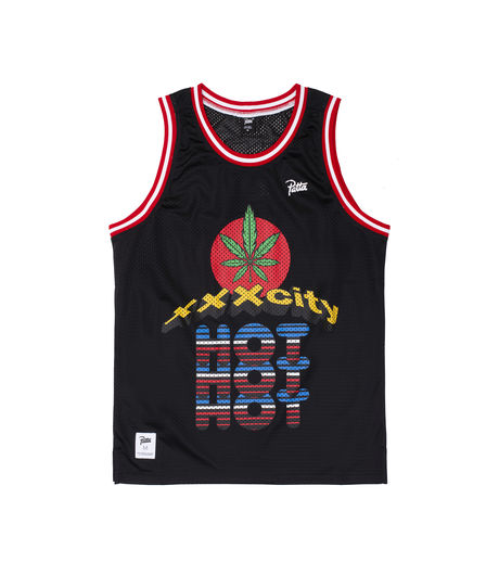 Patta Sin City Mesh Tank Top Black