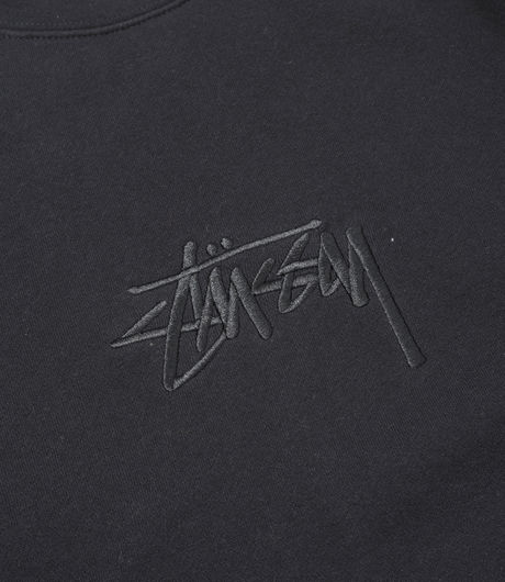 Stussy New Stock App. Crew Black