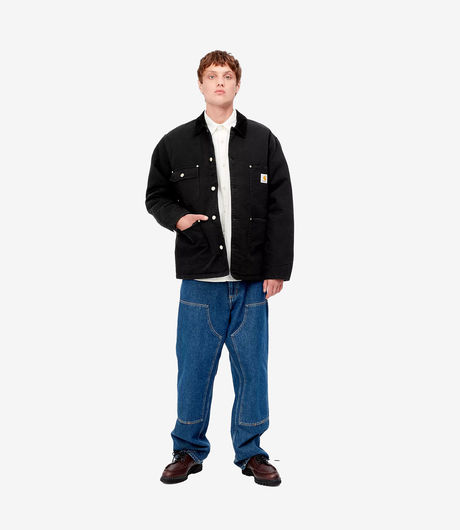 Carhartt WIP OG Chore Coat Winter Dearborn Canvas Black/Black Aged Canvas