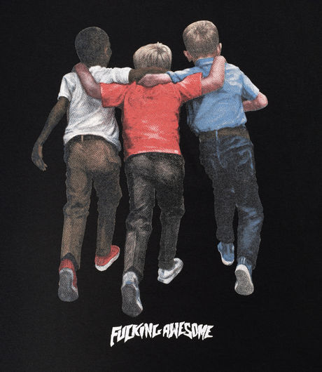 Fucking Awesome Kids Are Alright Crewneck Black