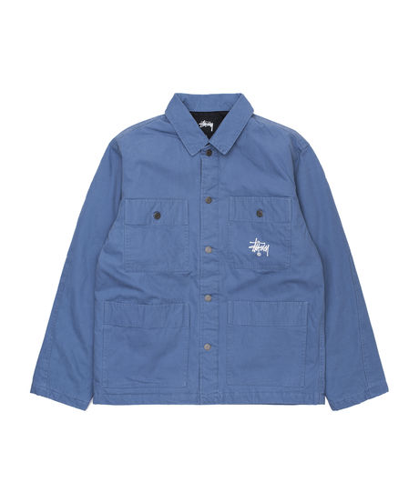 Stussy Quilted Chore Coat Blue