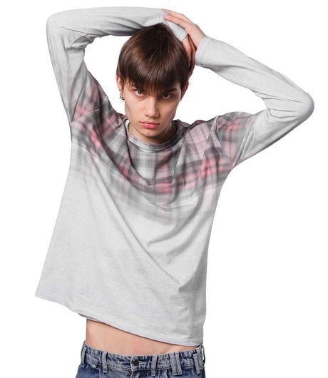 Racer Worldwide Plaid Long Sleeve Grey