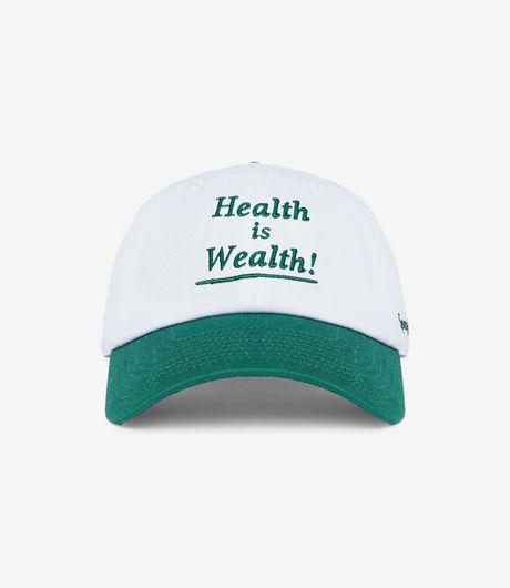 Sporty & Rich Health Is Wealth Hat White/Alpine