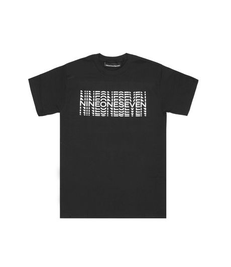 Call Me 917 Typrgraphy Tee Black