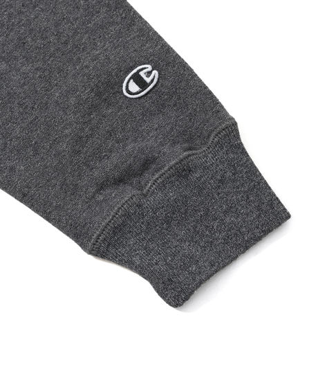 Champion x Wood Wood Crewneck Sweatshirt Black Melange