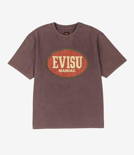 EVISU EVISU Maniac S/S Tee Brown