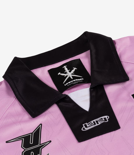 Unknown London Monogram Football Shirt Pink