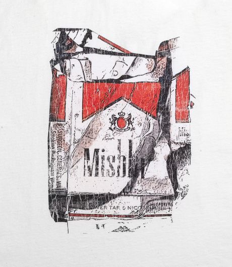MISBHV Cigarettes Muscle Tank White