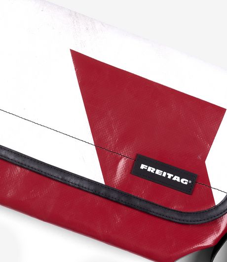 Freitag F42 Surfside 6 Medium Messenger Bag White/Red