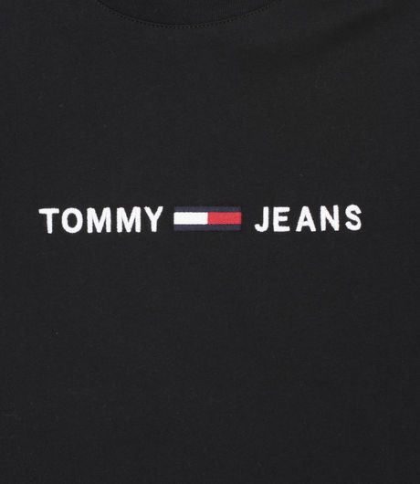 Tommy Jeans Small Text Tee Black