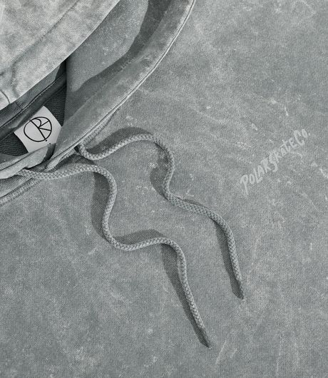 Polar Skate Co Acid Frank Hoodie Surf Logo Grey