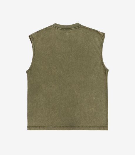 Heresy Green Man Vest Tee Green
