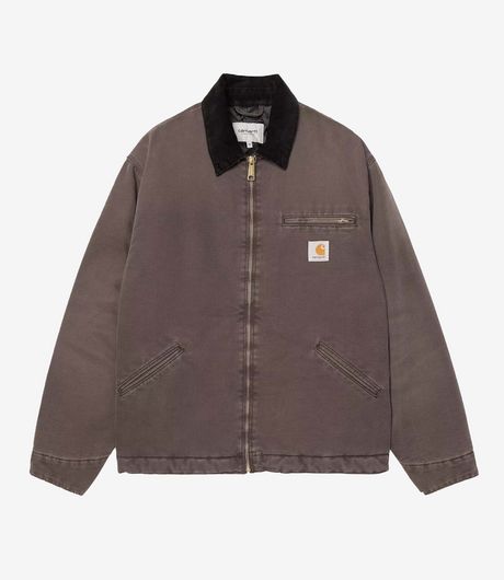 Carhartt WIP OG Detroit Jacket Dearborn Canvas Tobacco/Black Stone Canvas