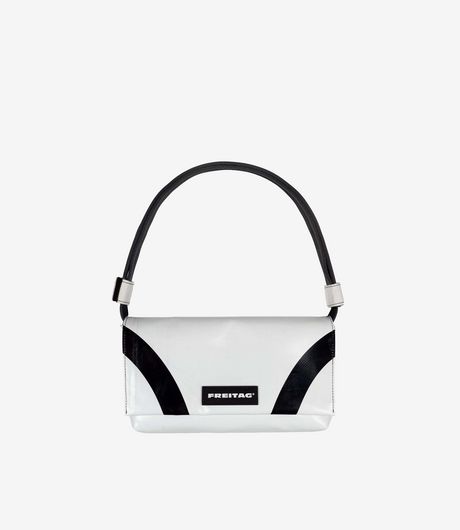 Freitag F171 Laura Small Shoulder Bag White/Black 2