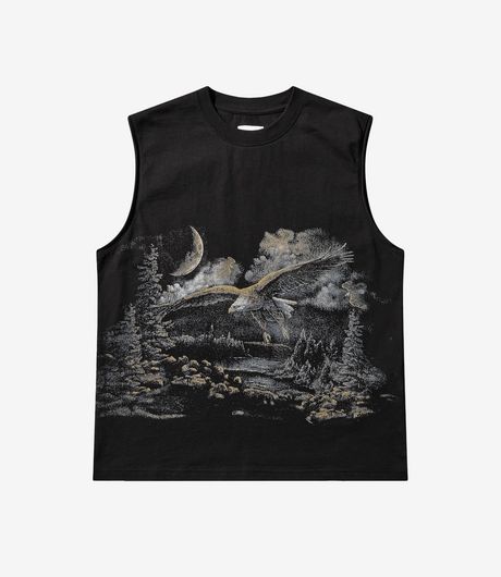 ROA Fai Sleeveless Tee Washed Black