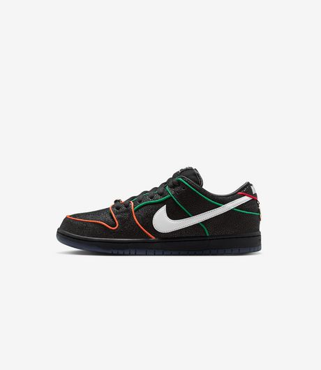Nike SB x Bronx Girls Skate Dunk Low Pro QS Black/Challenge Red