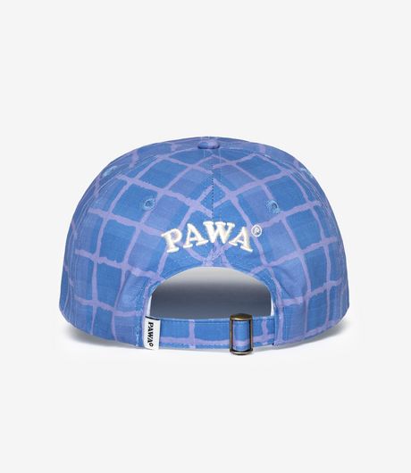 Pawa Speed Sports Tartan Print 6 Panel Cap Bleu/Azur