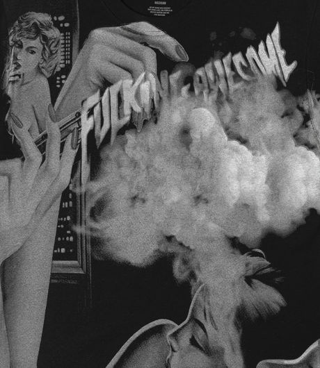 Fucking Awesome Smoke Tee Black