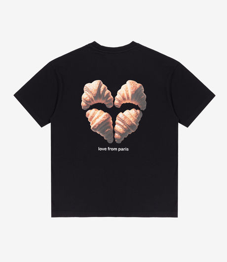 Carne Bollente Croissant Crush T-Shirt Black