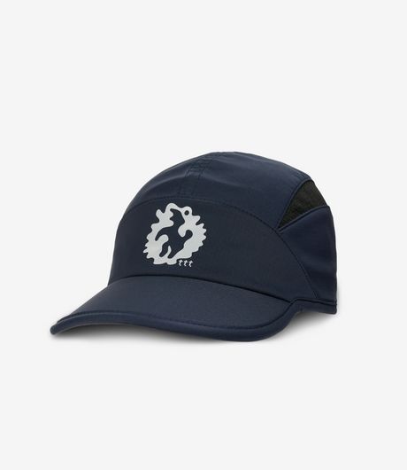 The Trilogy Tapes Clogged Bear Running Cap Metallic Navy/Balck