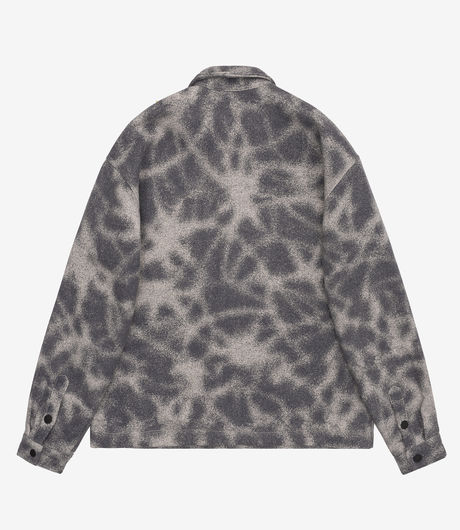 Brain Dead Fireworks Yarn Dyed Flannel Shirt Slate Blue