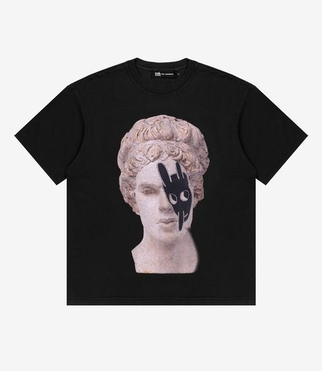 MISBHV Ray Johnson Bunny Head Bust T-Shirt Grey