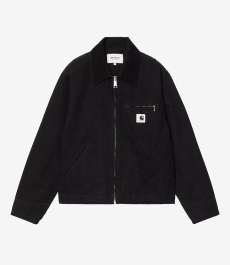 Carhartt WIP W' OG Detroit Jacket Dearborn Canvas Black/Black Rinsed