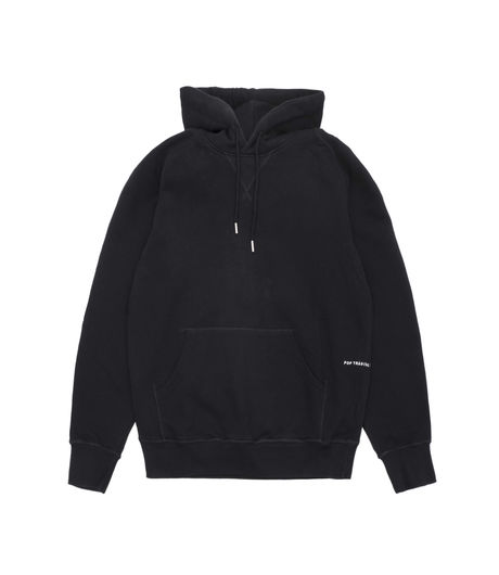Pop Trading Company Logo Hooded Sweat Black