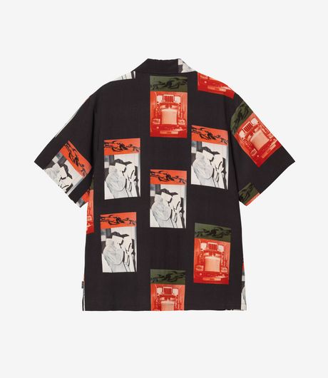Carhartt WIP S/S Sean Hamilton Shirt Print Black