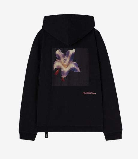 OAMC Peacemaker Hoodie  Flower Print Black