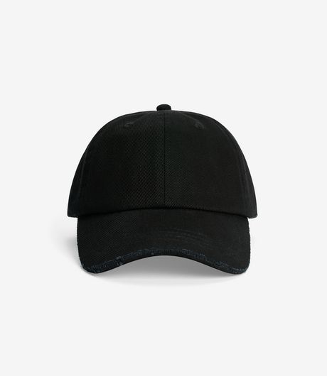 Alis Koston Cap Logo On Back Solid Black