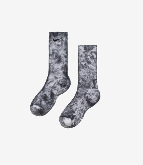 Nike Everyday Plus Cushioned Tie-Dye Crew Socks 2-Pack Beige/Grey