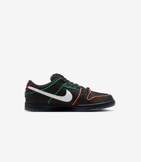 Nike SB x Bronx Girls Skate Dunk Low Pro QS Black/Challenge Red