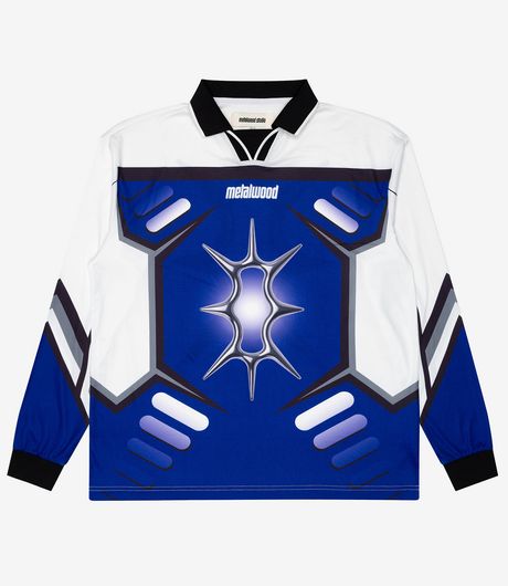 Metalwood Studio X-Games LS Jersey White/Blurple