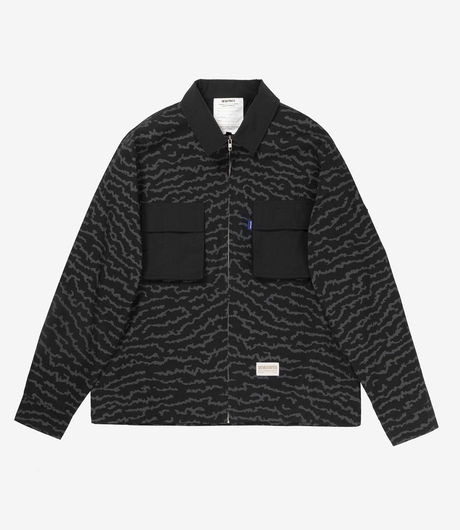 Devá States Nylon Big Pocket Jacket Mayhem Black