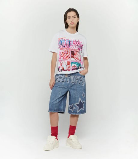 SSSTUFFF Nails Tee White