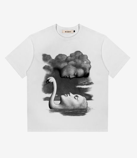 MISBHV La Donna Del Lago T-Shirt White/Black