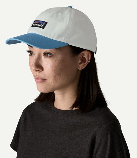 Patagonia P-6 Label Trad Cap Birch White/Shore Blue