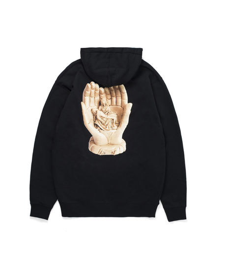 Fucking Awesome Statue Hands Hood Black