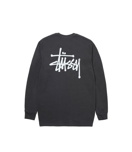Stussy Basic Stussy LS Tee Black FA17