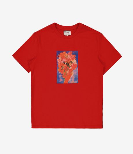 The Loose Company Flowers T-Shirt Red