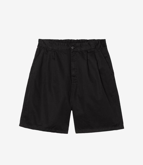 Carhartt WIP Marv Short Lenexa Twill Black Stone Washed