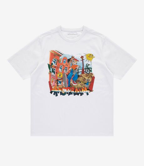 POP Trading Company Ben-G Amsterdam T-Shirt White